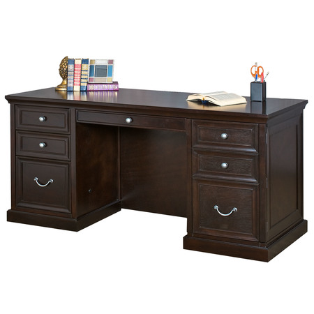 FULTON Fulton Computer Credenza in Espresso FL689